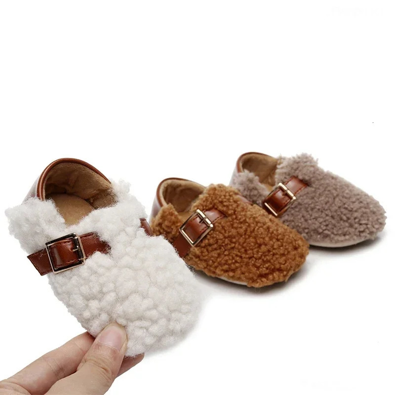 born Boy Girl Shoes Soft Comfortable Children Walking Shoe Infant Kid Anti Slip Warm Thickened Toddler Shoes Baby Crib Shoes 250415