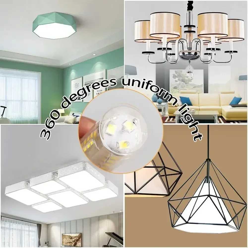 Melery E14 LED Light Bulbs Screw Incandescent 5W Lamp 500LM Warm Cold White Fridge Chandelier 360 Degree Beam Angle 2PACK C251115