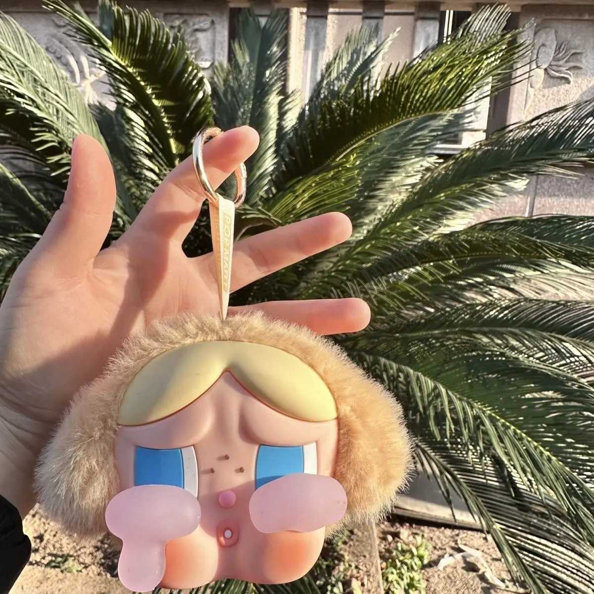 New Crybaby Powerpuff Girl Series Plush Doll Keychain Bag Pendant Room Decoration Birthday Gift X250415