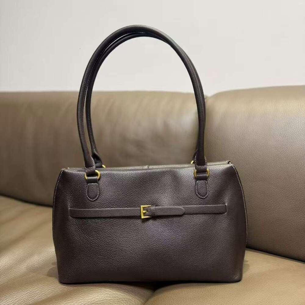 Mm Women's Bags New High End Single Shoulder Underarm Commuter Versatile Leather Women's Large Capacity Tote Bag