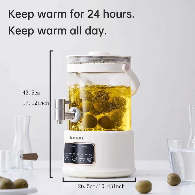 Intelligent constant-temperature electric kettle with large capacity suitable for brewing flower and fruit tea and making soup Y251114