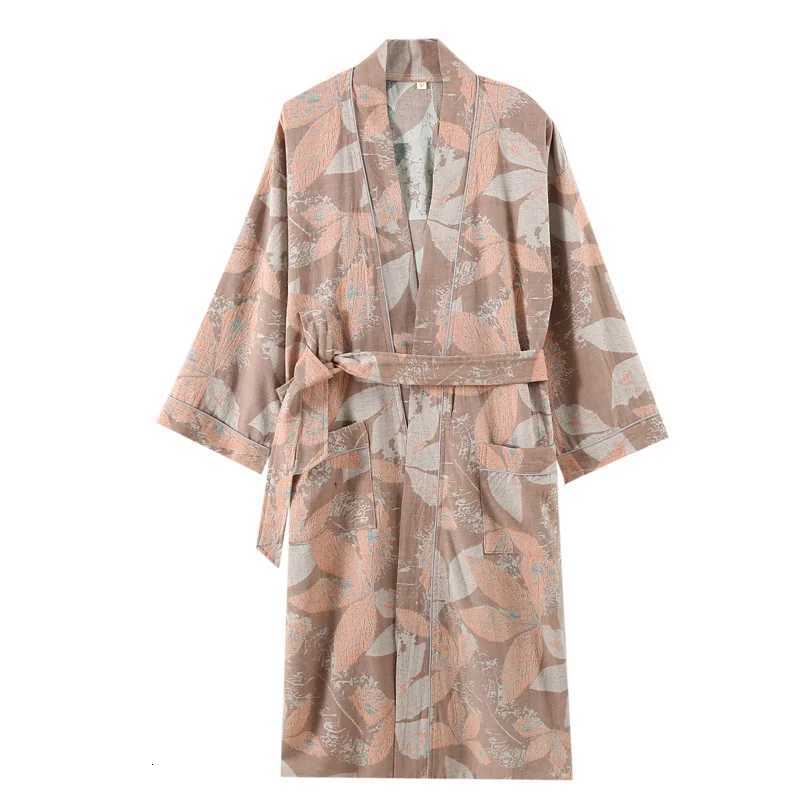 Fashion 100 Cotton Nightwear Bath Robe Lounge Autumn Winter Home Wear Womens Sleepwear Robes Shower Kimono Wedding Dress C251115