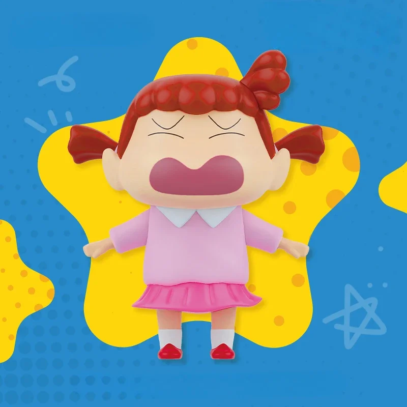 CIMON Licensed Crayon Shinchan Wall Climbing Toy Series 5 Styles Adhesive Dolls with Shinnosuke Nene Kawaii Interactive Play Bulk Stock Kids Birthday 