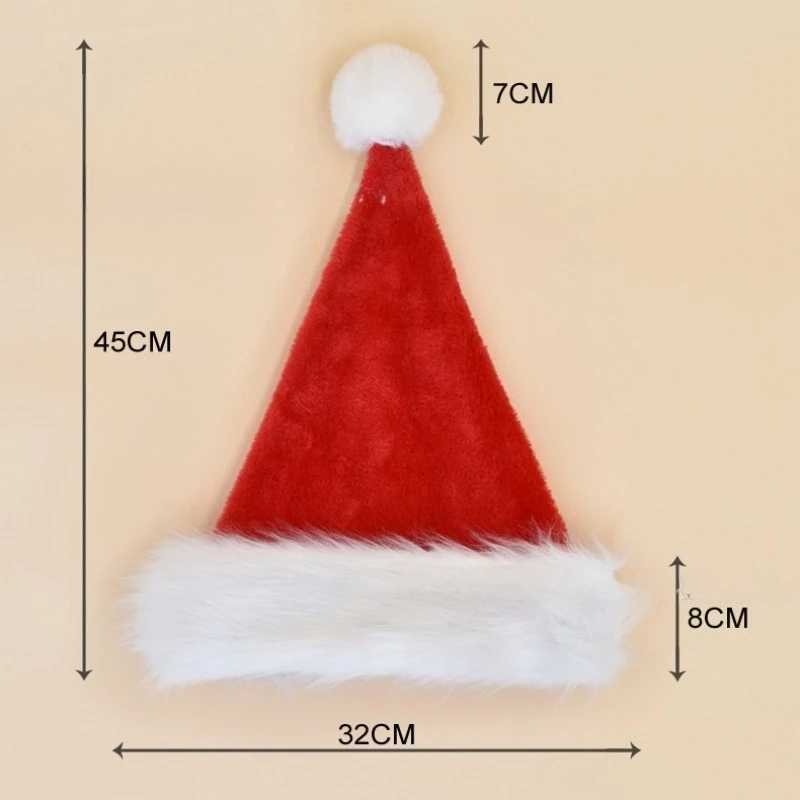 Plush Fau-Fur-like Christmas Tree Party Hat with White Poinsettia-like Pom-Pom - Soft for Car Tailgate Xmas Celebrations Y251115
