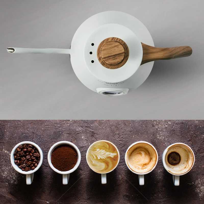 110V/220V Retro Electric Kettle 10L Gooseneck Slender Mouth Teapot Hand Brew Coffee Pot Quick Heating Kettle with Thermometer Y251114