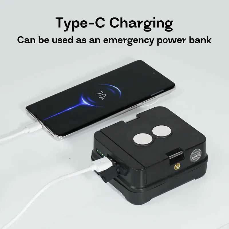 MOSLIGHTING Camping Lantern Work Floodlights Strong LED COB Hanging Tent Lamp Portable Rechargeable Outdoor Waterproof Emergency M251115