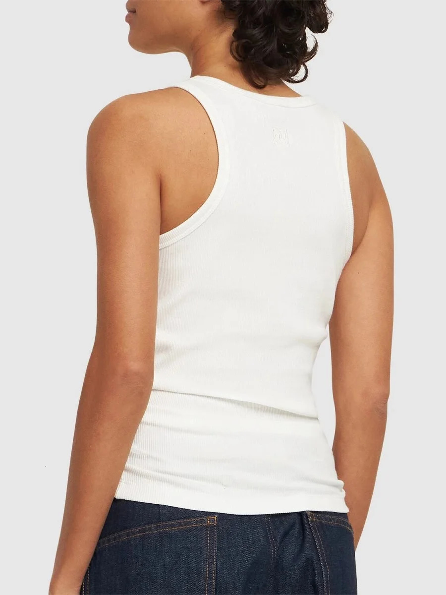 traf 2025 women tank tops pure cotton stretch corset sexy ladies summer t-shirt vest y2k clothes high quality pullover bra 250415