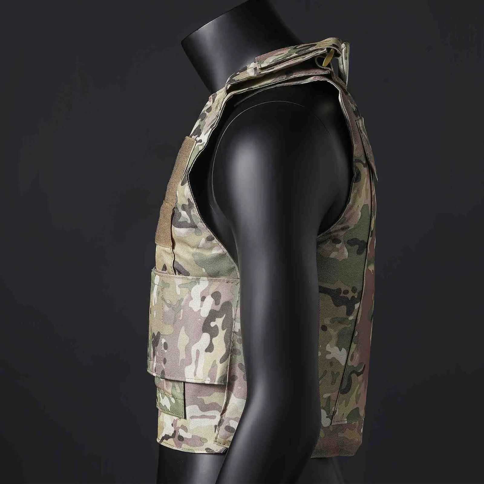 (Gift of American Flag) Quick Detachment Training Outdoor Vest Wilderness Adventure Equipment Training Clothes Black Eagle Vest XJ251114