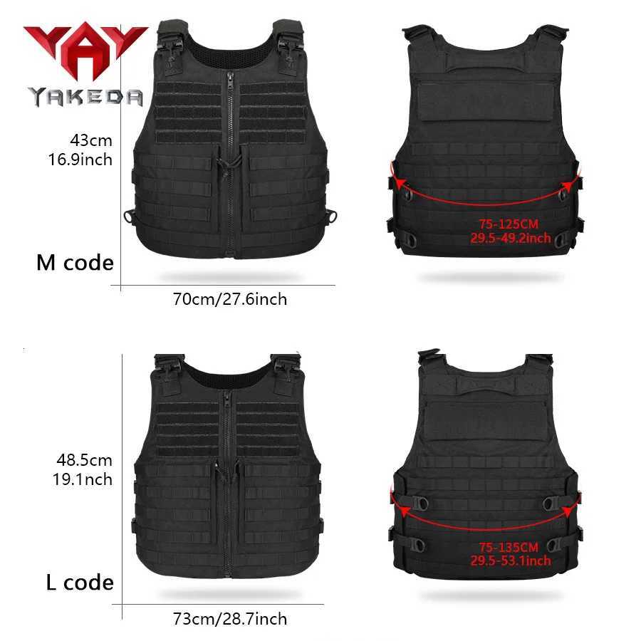 YAKEDA Quick Release Training Vest MOLLE Expansion System Multi functional Vest 1000D Wear resistant Training Vest XJ251114