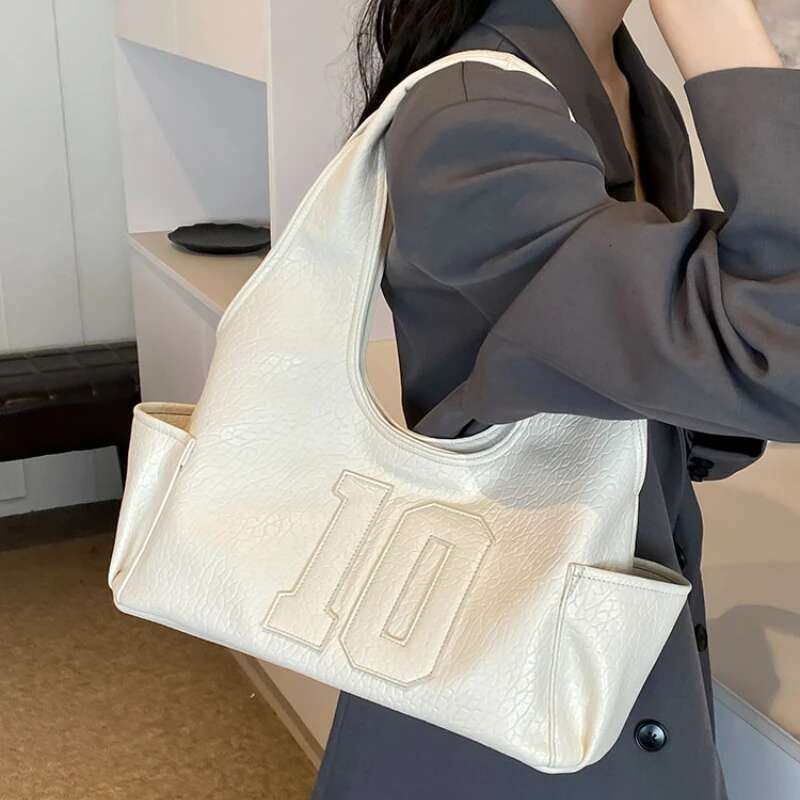 Designer Bag Fashion Design Women Casual Handbags Y2k Aesthetic All Match Ins Shoulder Bags Korean Vintage Simple Underarm Bag Trendy