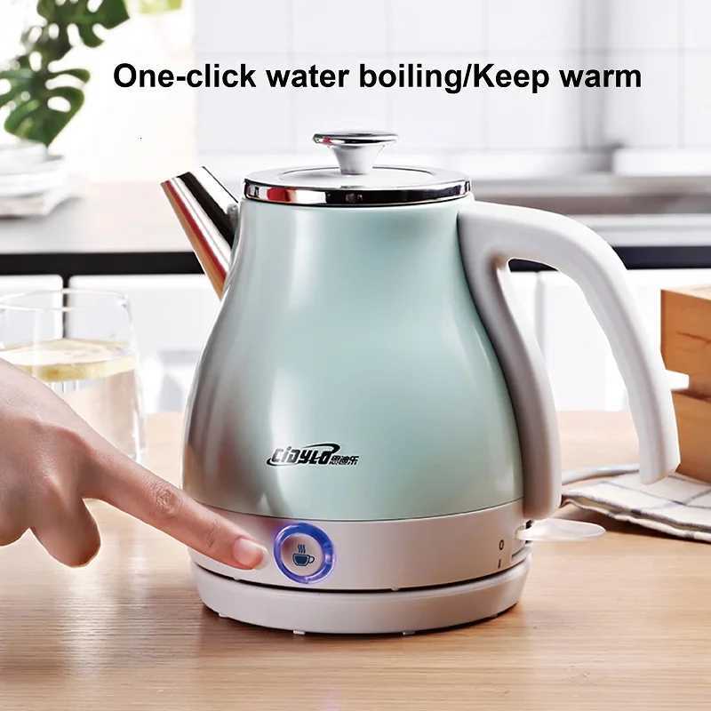 1000ml Mini Electric Kettle Portable Travel 304 Stainless Steel Quick Boiling Kettle Teapot Automatic Keep Warm/Power Off 220V Y251114
