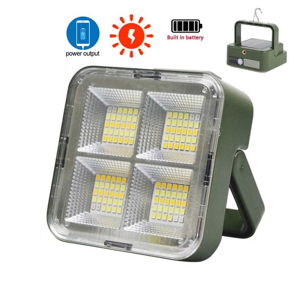 Powerful Solar LED Light Lamp USB Rechargeable LED Reflector Spotlight Projector Floodlight Construction Portable Lanterns M251115