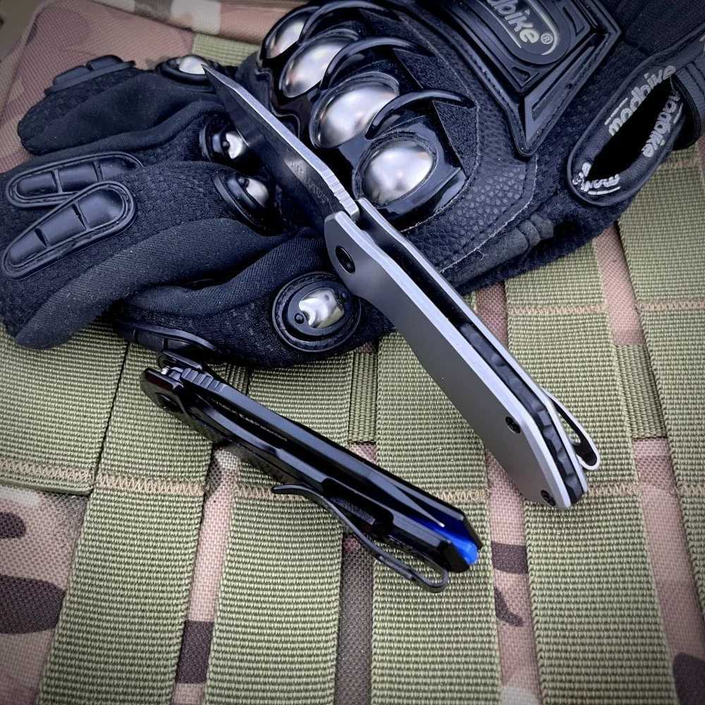 1375 Folding Knife High quality Pocket Knife 8Cr13Mov Blade 420 Steel Handle Outdoor EDC Camping Hiking Hunting ToolXJ250415