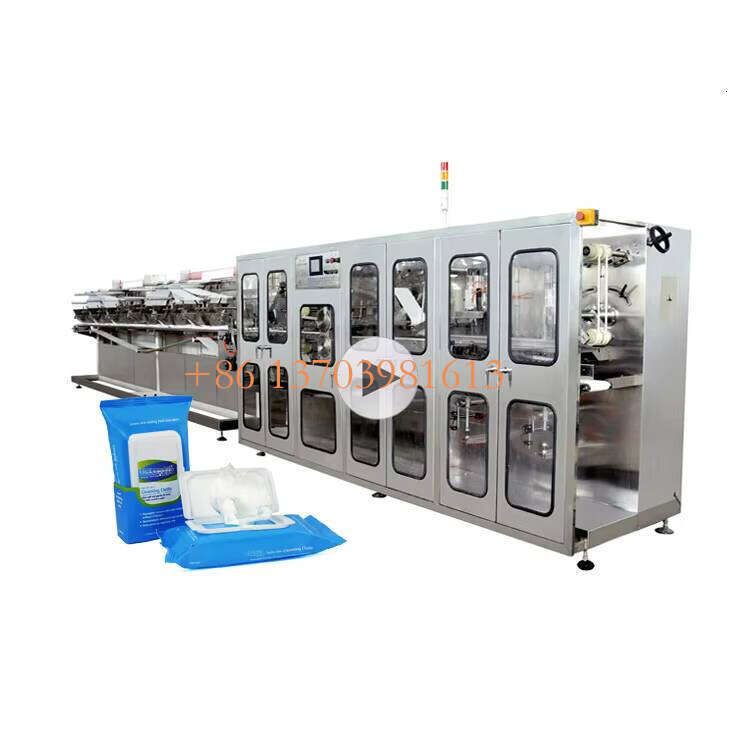 Precision Servo-Driven Wet Wipes Packaging Machine with Automated Cutting, Sealing, and Counting for Optimal Efficiency