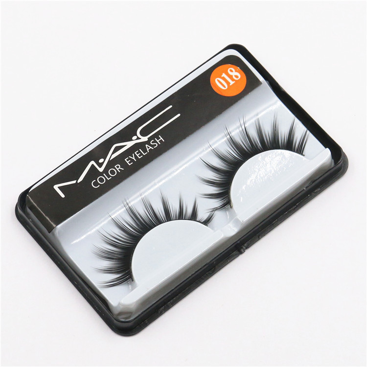 M MC 12 Pairs per Lot False Eye Lashes Brand Makeup 3d mink eyelashes Extensions