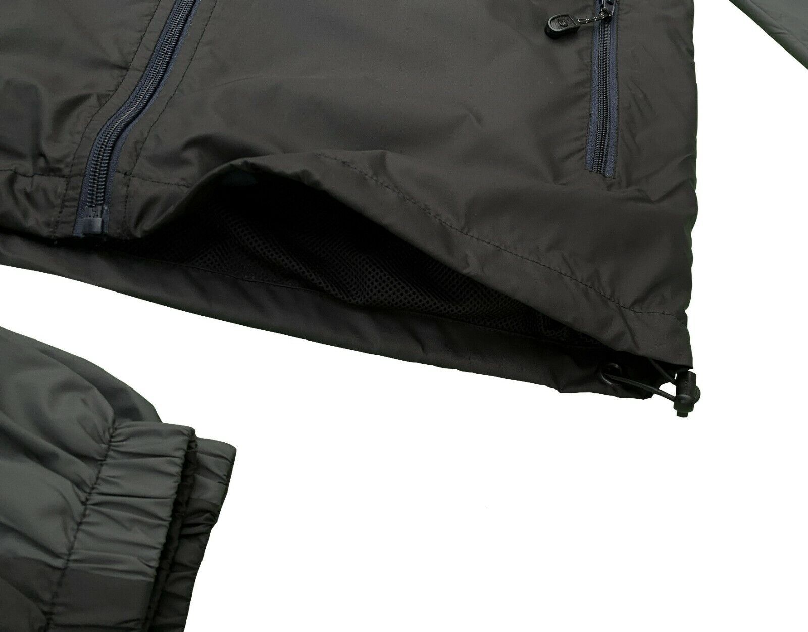 Tracksuit Men's Windbreaker Hooded Meshed ed Jogging GYM Suit