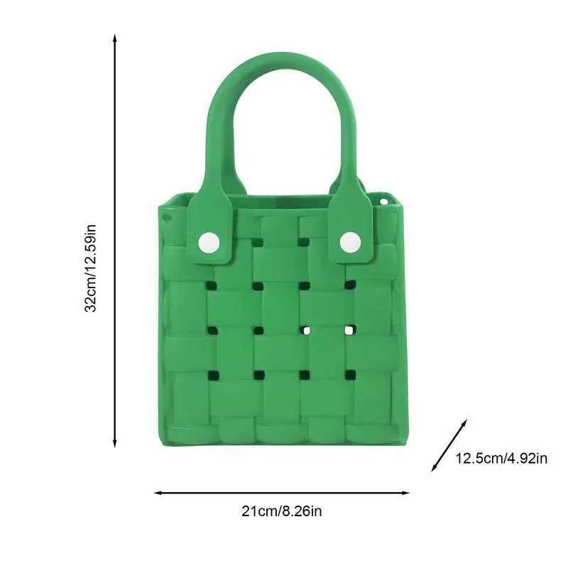 Womens beach handbag waterproof open beach bag with perforated waterproof beach bag used for sports beach pool toys and W250415