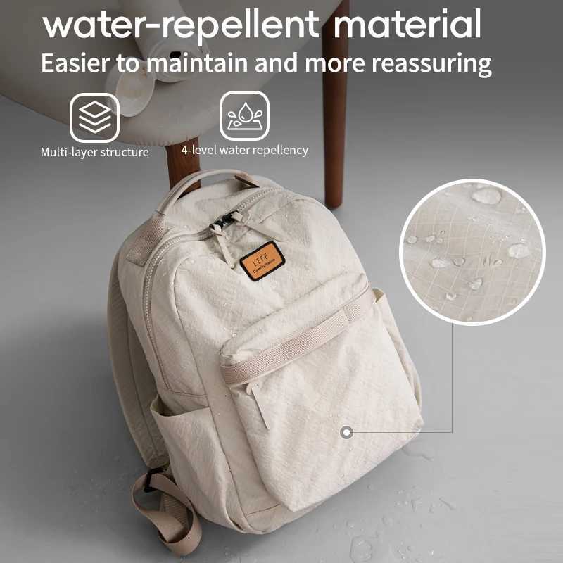 LEFF New Fashion Backpack For Women High Quality Outdoor Travel Waterproof Backpacks Laptop Commuting Bag High End Female BagsW251114