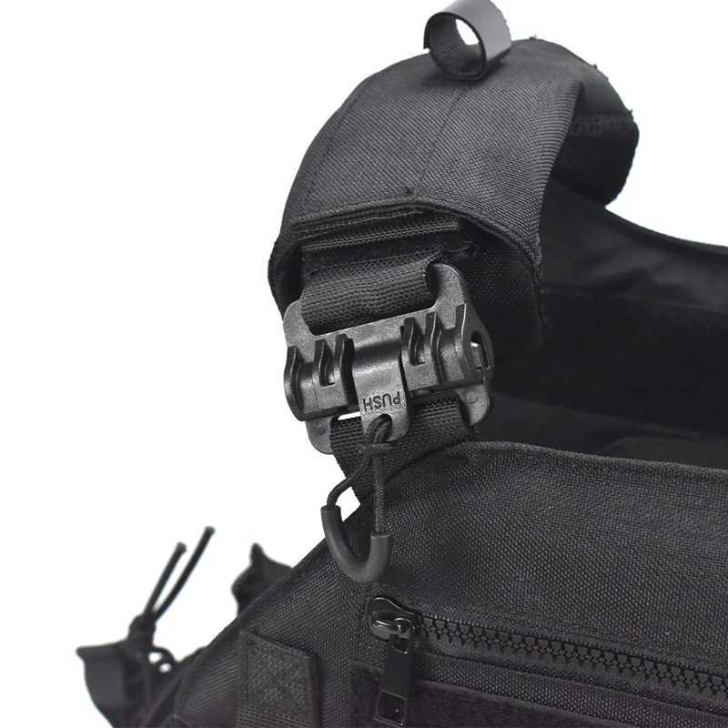 Quick Release Tactical Vest Hunting Men Plate Carrier Chest Rig Combat Armor Vests Outdoor CS Training Airsoft Vest XJ250730XJ251114