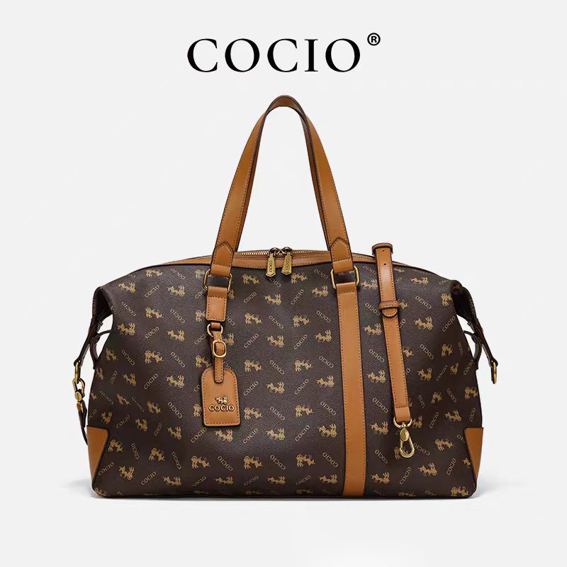 COCIO designer Shoulder Bags Summer New Large Capacity Handheld Tote Bag for Women Fashionable Versatile Single Shoulder Crossbody Travel Bag