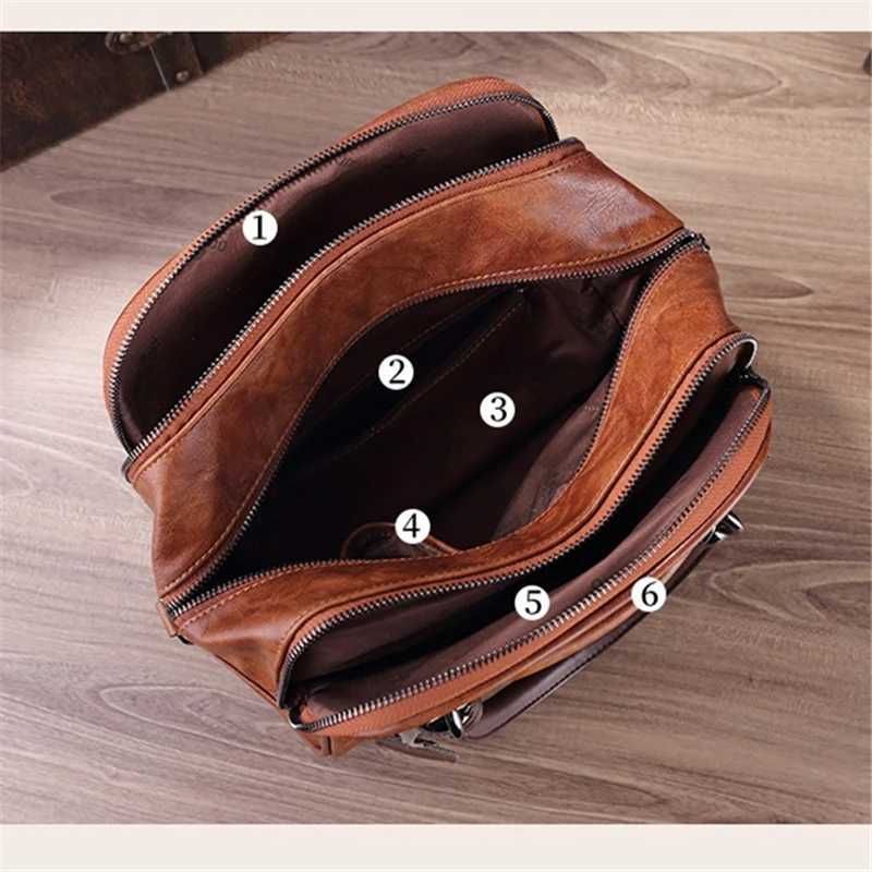 Nesitu High Quality Vintage Women Handbag Purse Lady Soft PU Leather Shoulder Messenger Bag Large Capacity Red Brown Green M319W251115