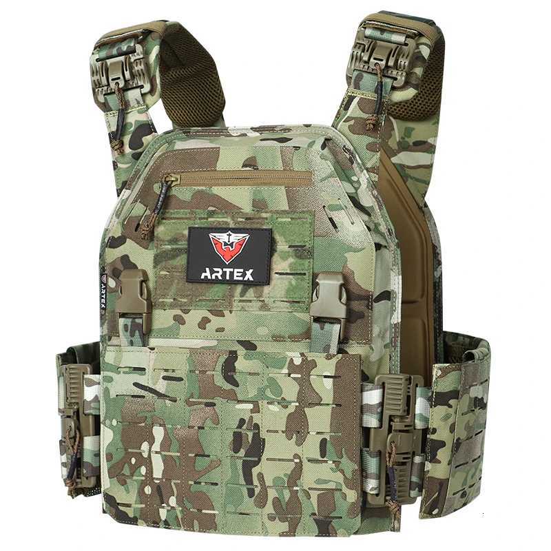 Artex Light Weight Quick Release Combat Plate Carrier 1000D Nylon Molle Tactical Vest XJ251114