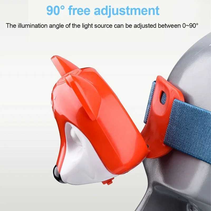 Portable LED Lantern Rechargeable Flashlight with 3 Modes Light Outdoor Waterproof Camping Hanging Headlight Set for Kids Gift M251115