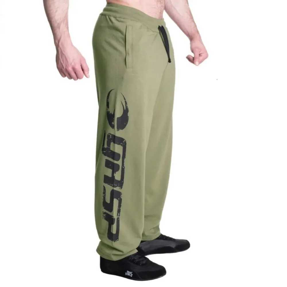 Straight Leg Pants Mens and Womens Pure Cotton Printed Training All Loose Casual Pants Mens Sports Hanging Sweatpants X251115