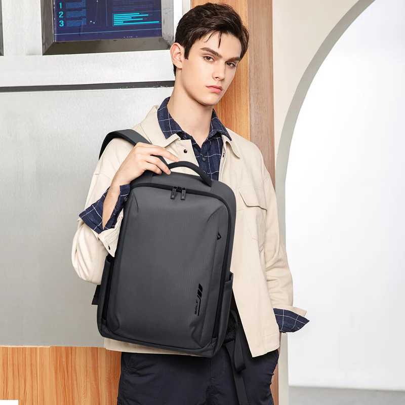 GOLF QUALITY Large Capacity Business Backpack for Men Waterproof Travel Laptop Bag 156/16 Inch Multifunctional with USB PortW251114