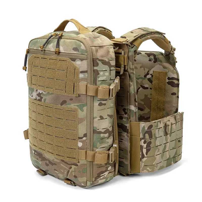 1000D Nylon Hunting Backpack Molle Plate Carrier Bag Lightweight Hiking Rucksack Compatible with Vest Sports Backpack XJ251114