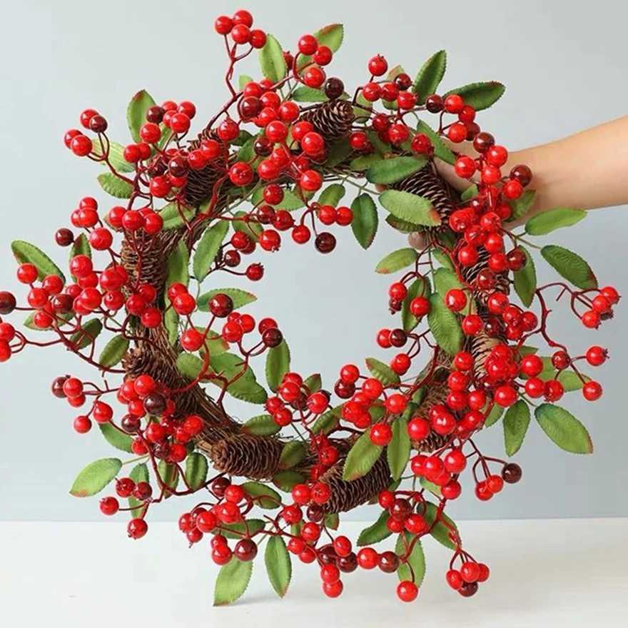 10Cm/15cm/20cm Artificial Rattan Frame Home Wedding Christmas Party Outdoor Decor DIY Gifts Bride Wreath Wall Hanging AccessoryM251115
