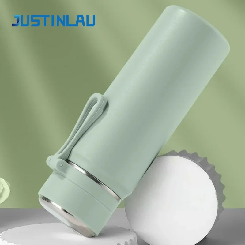 500600ml Stainless Steel Vacuum Flask Cold Cup Thermos Double Wall Car Thermal Iced Travel Mug Coffee Insulated 251107 W260226