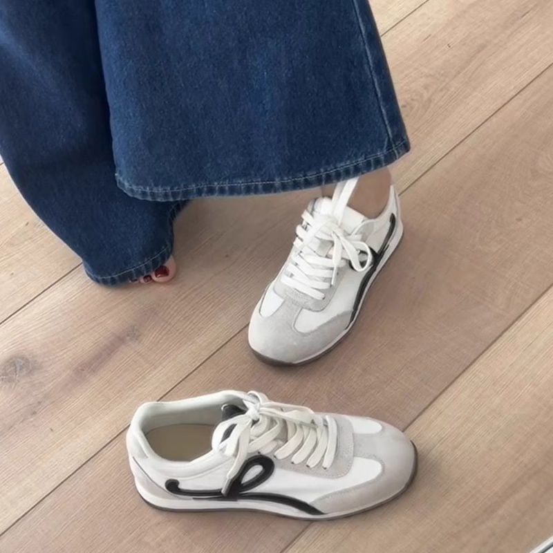 2025 popular new design free shipping women shoes flat casual shoes red blue color outdoor sports shoes sports shoes size 35-40