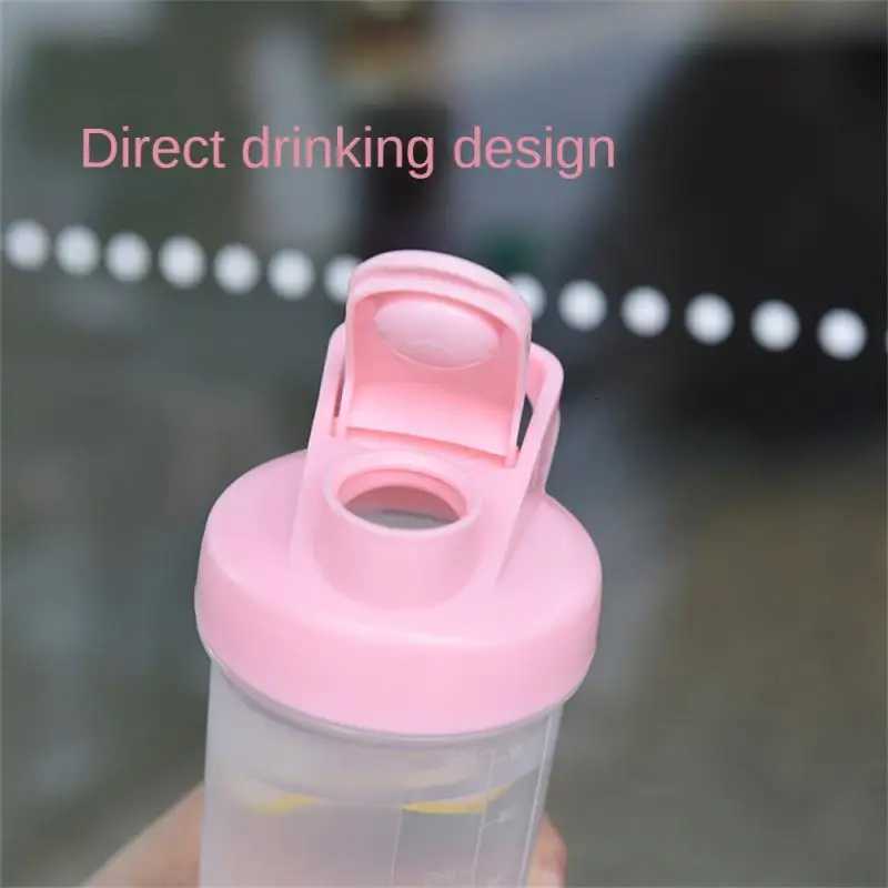 300ML Water Bottle For Drink Plastic Leak Proof Sports Bottles Protein Shaker Water Bottle Mixing Cup Camping DrinkwareW251114