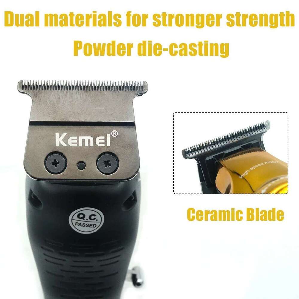 1691 1677 T228 Kit Rechargeable Barber Clippers Electric Cordless Trimmer Professional Men Hair Cutting Hine