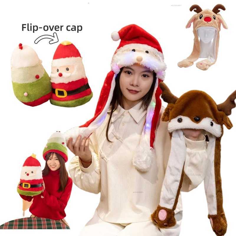 New Kawaii Santa Elk Hat Scarf Cute Keep Warm in Winter Super Soft Cartoon Fashion Decor Baby Christmas Halloween Birthday Gift Y251115