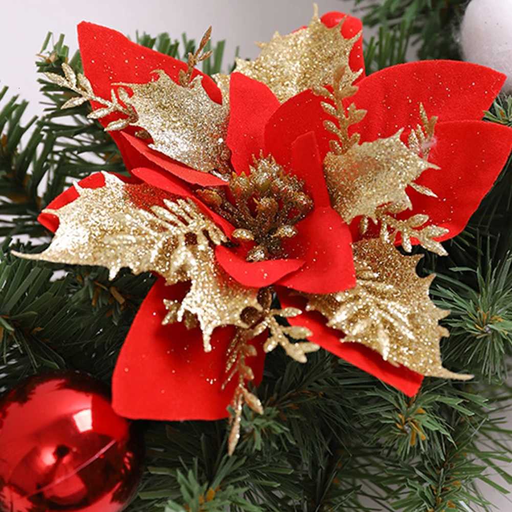 Christmas Garland Decoration Artificial 40CM Wreaths Ornaments with Spruce Pine Cones Berry Ball PVC Light Up for Indoor OutdoorM251115