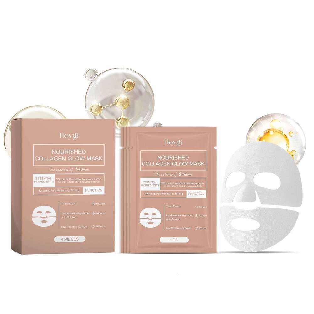HOYGI Collagen Moisturizing Face Gentle Nourishing Hydrating Improves Skin Texture Facial Skincare Mask