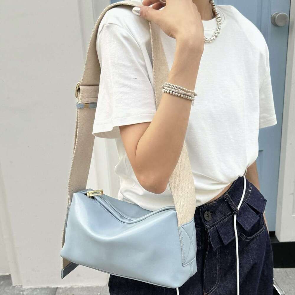 Mm Women's Bags Bag Crossbody Summer Genuine Women's Niche Design Pillow Large Capacity Cowhide Soft Leather Box Bag