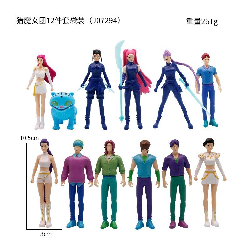 KPop Demon Hunters Blind Box Cartoon Rumi Mira Zoey Doll Desktop Ornament Surprise Mystery Boxes Children Birthday Gift Toys 251029