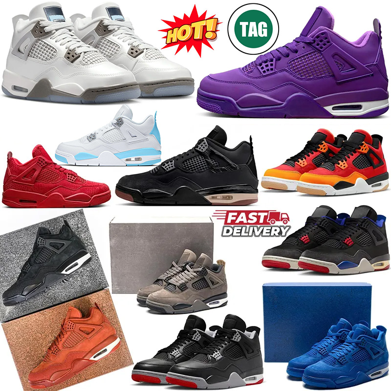 Photon Dust Blue Chill Nigel Sylvester 4 4s Basketball Shoes Women Men Sierra Red Cave Stone Bred Reimagined Undefeated Black Cat Mens Trainers Outdoor Sneakers