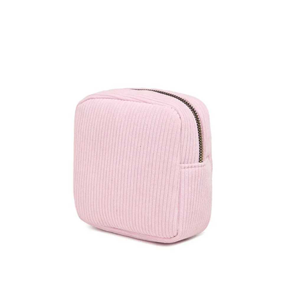 Ins fi Plush Mini Cosmetics Storage Bag for Women Portable Makeup Lipstick Sanitary Napkins Travel Organizers Small BagXJ250415