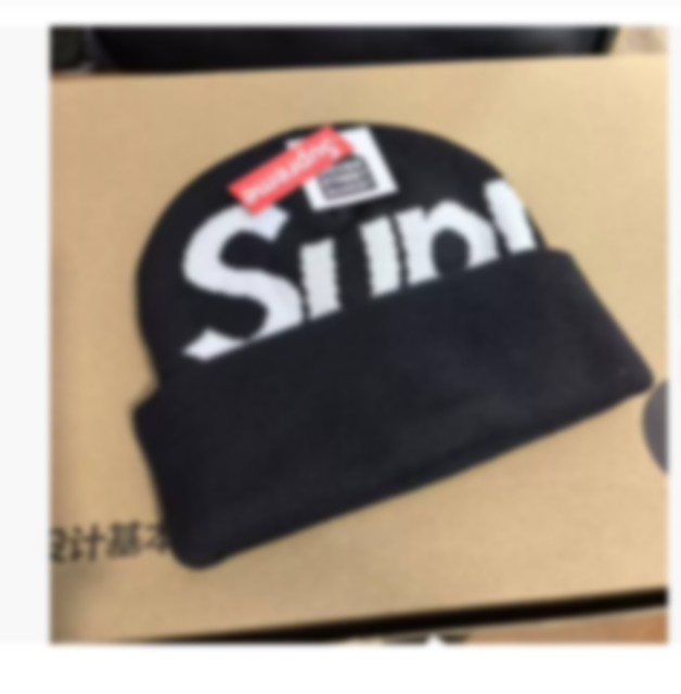 Supremely hat ice and snow embroidery S logo casual couple warm knit hat cold hat beanie