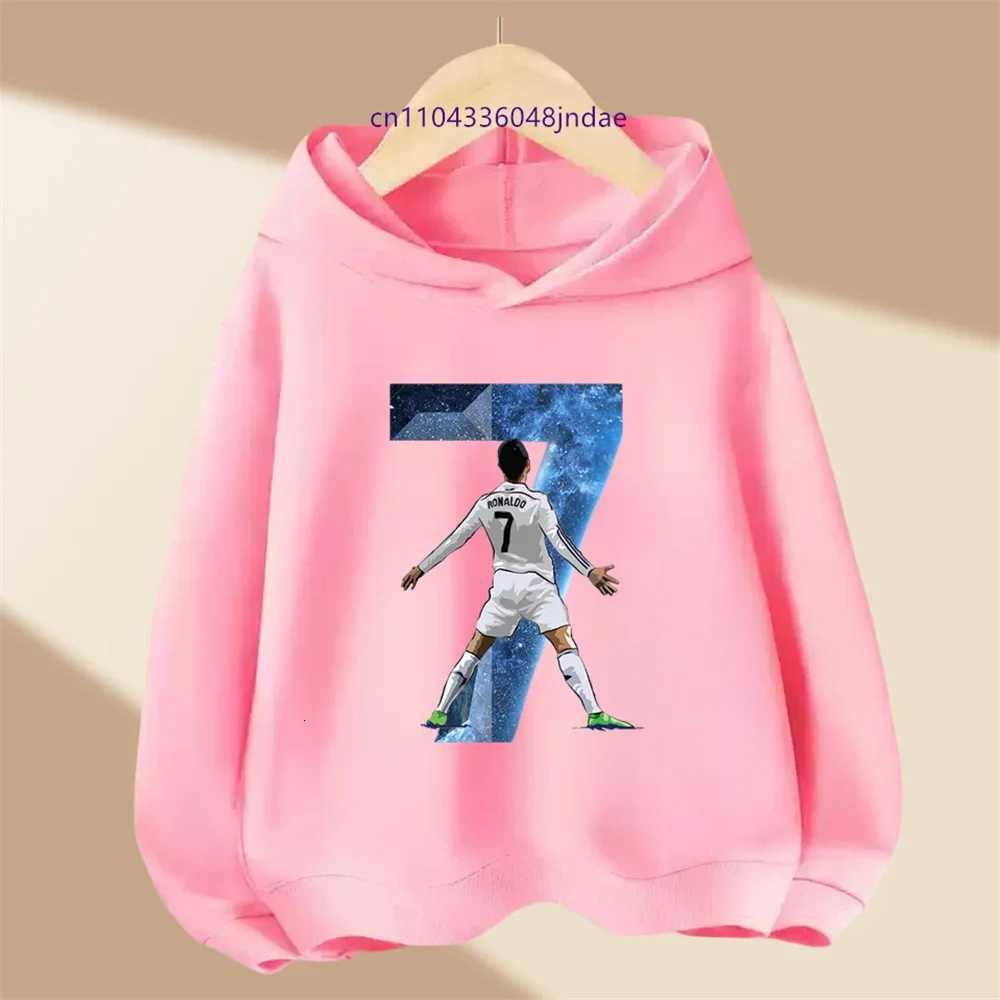 Brand Childrens Clothing Casual Kids Hoodie Spring and Autumn Sports Sweatshirt for Boys and Girls Ronaldo Printed PulloverW251115