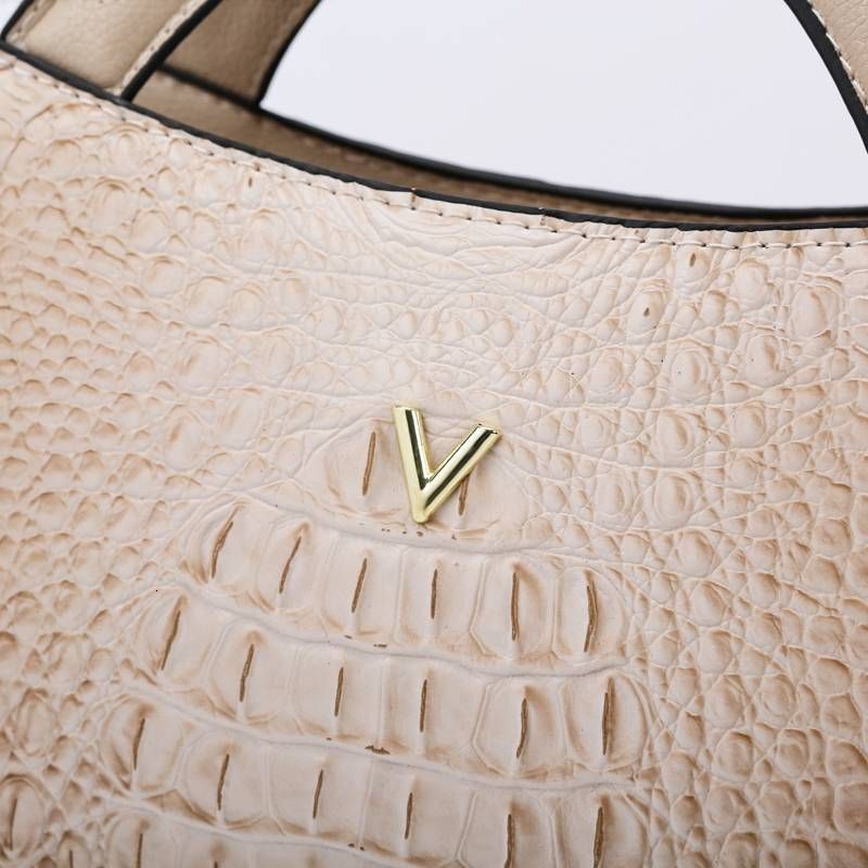 Retro Style Crocodile Pattern Women's Bag Crossbody Shoulder Handbag Daily Matching Holiday Gift