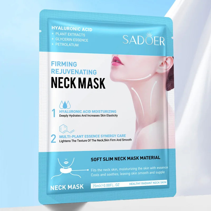 SADOER Hyaluronic Acid Neck Mask Collagen Neck Masks Nourishing Beauty Necks Skin Care 250414
