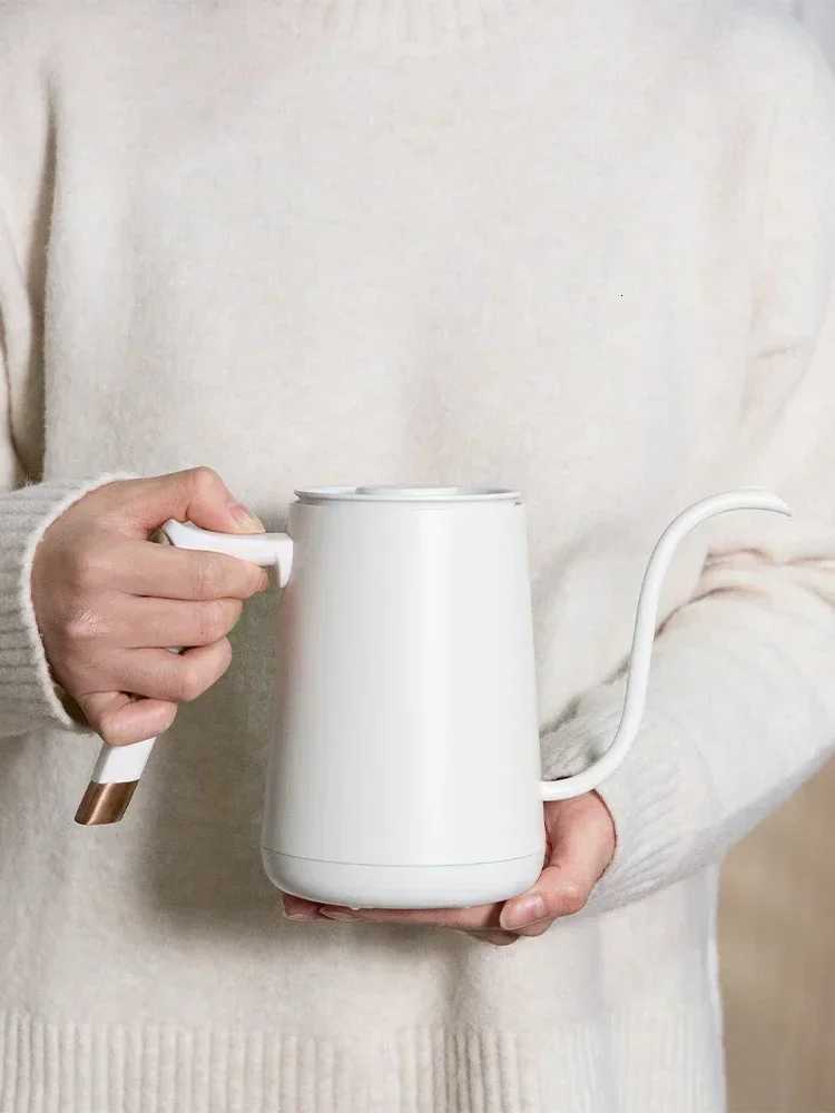 Timemore Fish Smart Electric Pour Over Kettle 600ml 220v Fine Mouth Temperature Control Customize Hand Brew Coffee Pot Gift Y251114