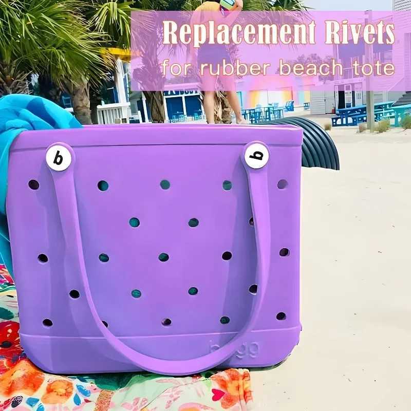 Borg bag button EVA rubber beach storage basket replacement plastic button plastic repair rivet jelly Borg bag accessories W250415