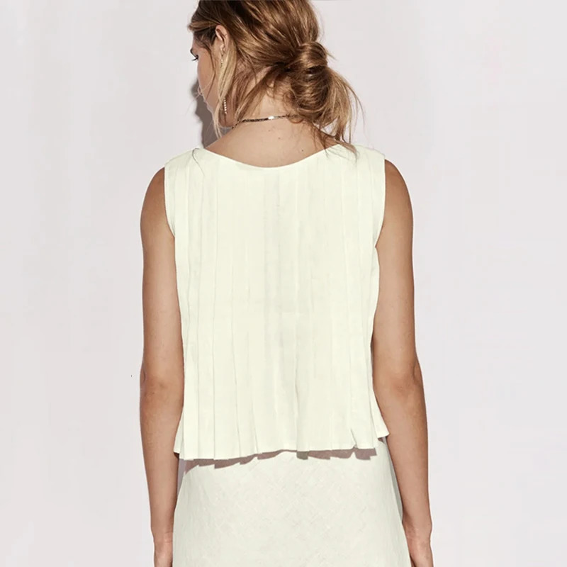 Solid Tank Women Summer Fashion Bandage O-Neck Casual Slim Tank Sexy Sleeveless Hollow Out Female Club Party Versatile Tank 250415