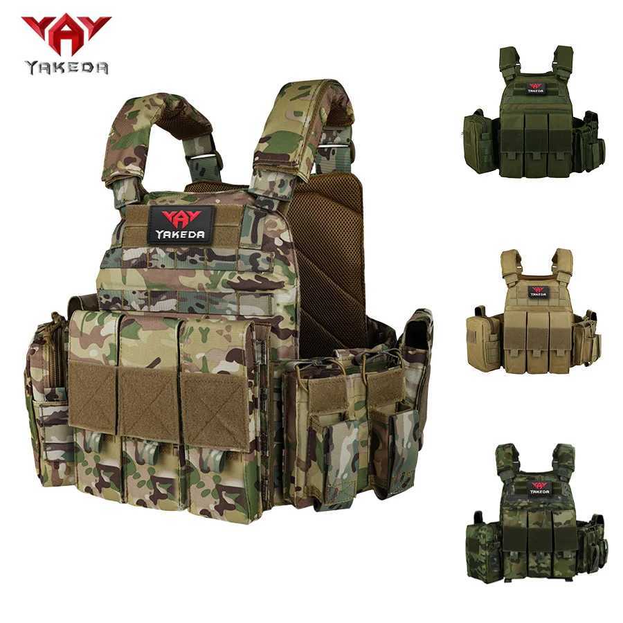 YAKEDA Multi-functional Training Vest MOLLE Outdoor Camouflage Training Vest Training Equipment XJ251114